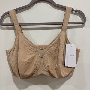 HSIA Full Coverage Underwire Bra NWT 36H Beige